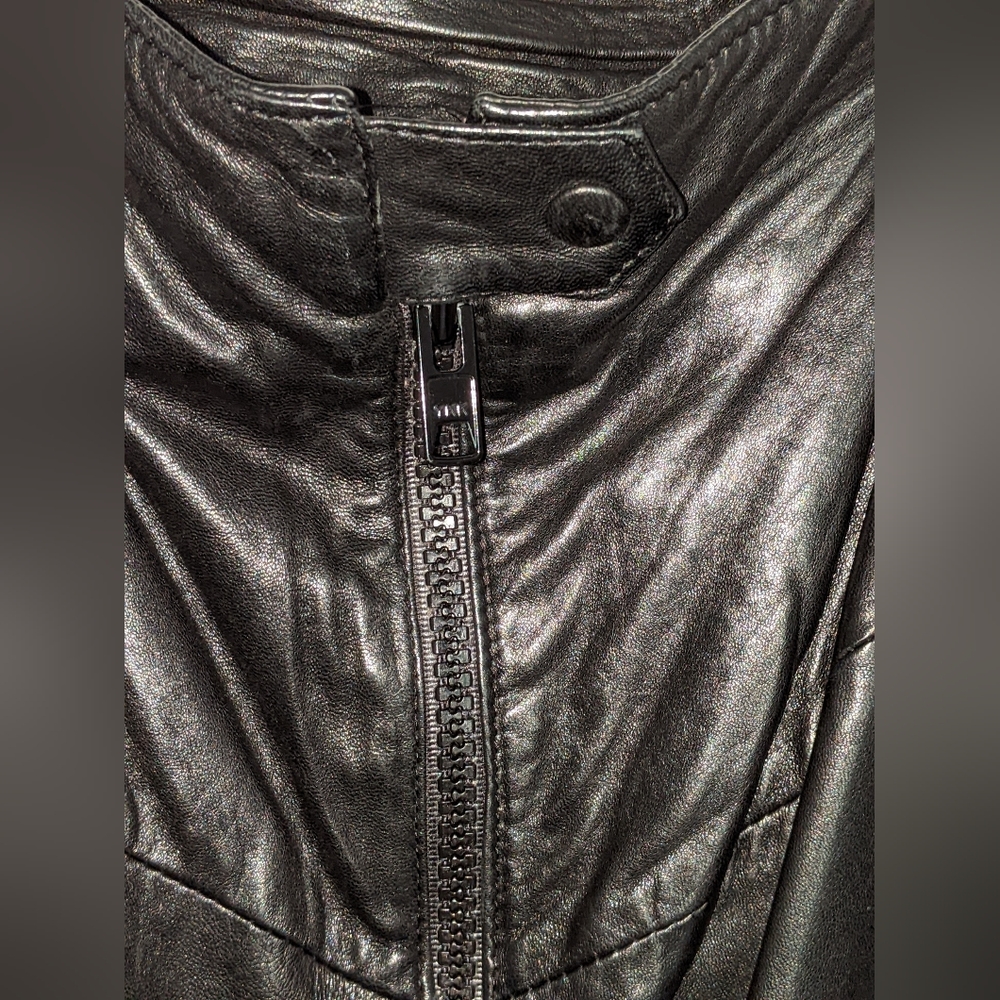 Butter Soft Leather Midi Skirt - Picture 2 of 13